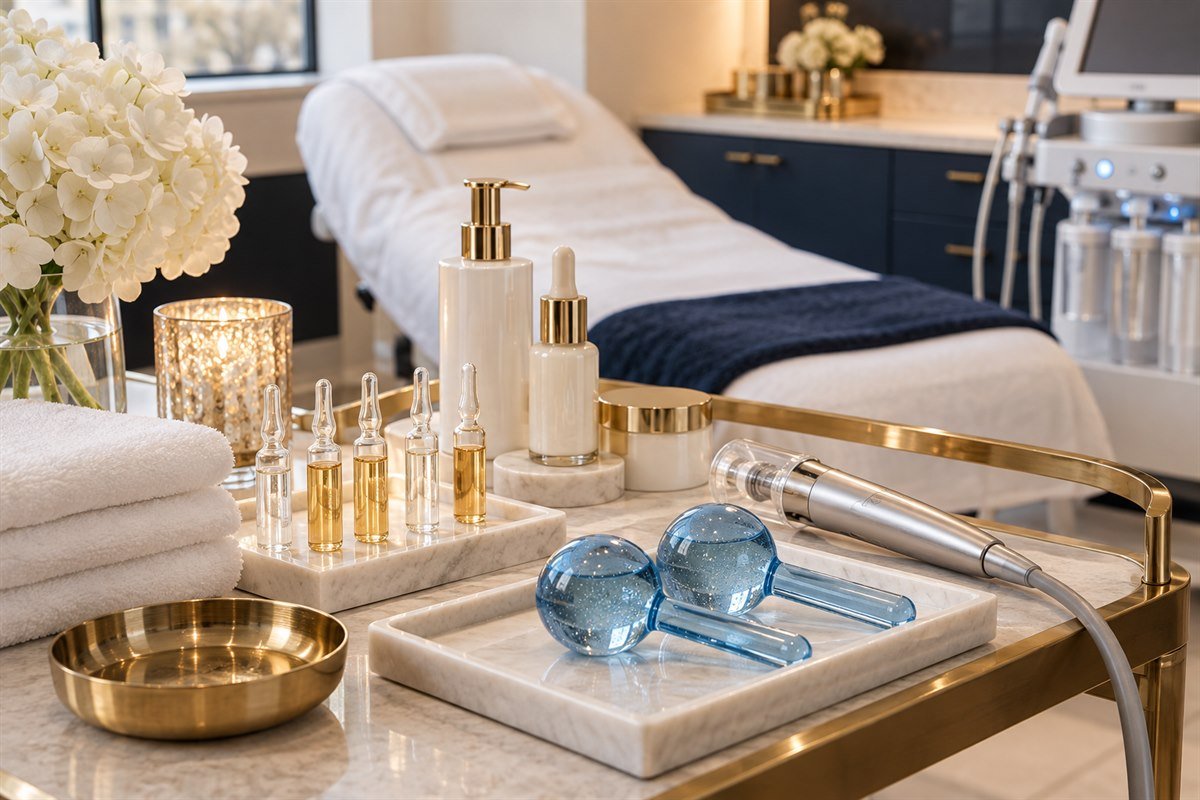 Glow treatments before events